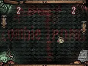 Zombie Pong game screenshot, arcade paddle game, play free retro zombie game