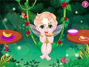 Play Fairy Babysitting care and dress up game free online, feed and care for a cute baby fairy, dress her in fancy fairy clothes
