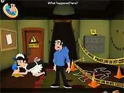The dating simulator game Love Chase showing the main character Chase attempting to find new love in the free online adventure game