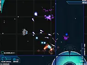 Frozen Moons 360 shooter game, defending an arctic base from alien invasion on a frozen moon, play free online