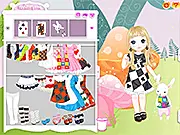 Alice in Wonderland Daum cute cartoon dress up free online game