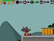 Red Tassled Fighter free online game action sidescroller run and gun weapons blast enemies PlayArcadeHub