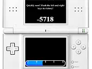 Dr. Bob's Finger Training game screen showing a speed puzzle challenge with a timer ticking down rapidly
