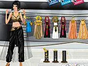 Styling an Egyptian girl with royal ancient fashion in the free online dress up game Ancient Egyptian