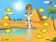 Egyptian Girl Dressup free online fashion game, styling an ancient Egyptian outfit and costume