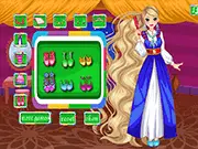 Screenshot of Cool Princess Dressup game showing a stylish princess wearing a modern, cool fashion outfit with a statement necklace