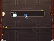 Attack of the Lizard Rocket free online arcade game. Blue space lizard using plasma breath to fly and attack aliens.