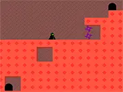 Throw puzzle action platformer free online game unique teleport mechanics challenging levels PlayArcadeHub
