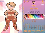 Gemsona Maker game screenshot showing two uniquely designed, fused Gemsona characters inspired by Steven Universe