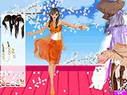 Graceful Beauty Dress Up free online game styling fashion makeover dancer outfit PlayArcadeHub