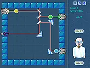 Play Laser Device free online puzzle game by guiding laser beams with mirrors
