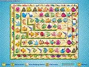 Marine Life Mahjong Square free online game screenshot, matching sea animal tiles in the square puzzle layout on PlayArcadeHub