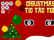 Play Christmas Tic Tac Toe free online puzzle game with Santa hats and snowflakes