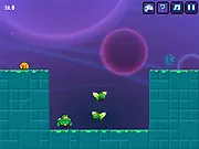 1 Shot Exterminator online game screenshot, space hunter shooting alien pests and bugs, free arcade shooter on PlayArcadeHub
