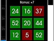 Screen displaying a simple math equation challenge in the Speedy Calculation free online game