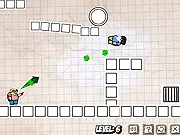 Booger Rush 2 free online physics shooter game, aiming snot to knock out slimy monster targets