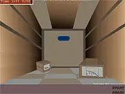 Kidnapper Truck Escape free online puzzle game screenshot - solving clues in the back of a moving vehicle