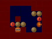 Play Get Me Out free online puzzle game, boulder pushing logic game, classic Sokoban style game, free block puzzle online