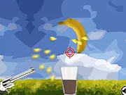 Play Juice Gun Gun free online arcade shooter game on PlayArcadeHub, shooting fruits with a gun