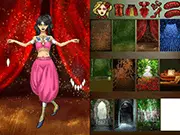 Dancing Asha fantasy dress up game online, style Asha in spiky corsets and kimonos, adorn with jewelry and animal friends