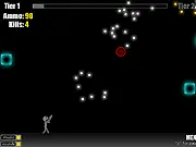 Boomstick flash game free online, arcade shooter with a shotgun, blast insane shapes and geometric enemies, retro action game