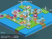 55 Days online city builder game screenshot, strategic island building puzzle