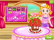 Cupcake Bouquet Party cooking game online, bake and decorate yummy cupcakes, free baking and decoration game