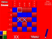 DeRoze Picross free online logic puzzle game, nonogram, mark spots to reveal picture