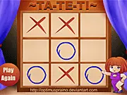 Play Ta-Te-Ti free online game, a digital version of Tic Tac Toe or Noughts and Crosses