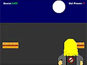 Ghostsuckers free online game, retro arcade maze where player eats food and avoids ghosts