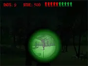 Screenshot of the Elite Commando Training game showing a top-down view of a military base with soldier units engaging in combat against enemy targets on a desert map
