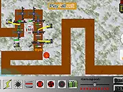 Play Trench Defense Flash free online, strategic tower defense game with tower fusions, free TD game on PlayArcadeHub
