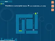 2D World game screenshot showing a basic character navigating a user-created obstacle course with a few blocks and spikes