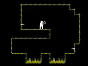 Screenshot of Shword Free Online showing a character using a thrown sword as a platform to cross a gap