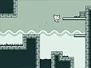 A Kitty Dream free online pixelated puzzle platformer game, fun adventure with a cat