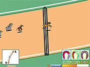 Play Gold Cup Championship free online horse racing game on PlayArcadeHub, racing to win the Gold Cup
