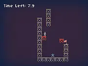 Play Stop the Clock free online game, a unique action-platformer with time reversal mechanic