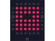Rullo online math puzzle game interface, numbers on a grid, solving a sum problem, play free