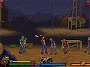 Tequila Zombies 3 game banner showing the three main characters (Miguel, Jacqueline, Jeff) fighting a horde of cartoon-style zombies and monsters