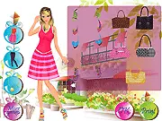 Play Rose Cafe Dressup online free stylish and colorful fashion game