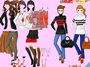 Shared Dresses Sisters free game, play online, dress up twin girls, coordinated outfits, adorable sister fashion, PlayArcadeHub