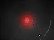 0RBITALIS online game screenshot showing a single projectile orbiting a large star and a smaller planet in deep space
