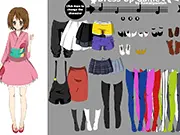 Play K-ON Dress Up online free anime fashion and girls' game