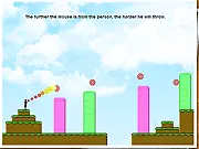 Boomeranger free online physics puzzle game throwing action