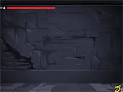 Dark, pixelated screenshot from Krdzd showing a character in a grim prison cell looking for a way to escape