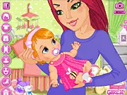 Nia's Harry Potter Wizard Party game screenshot, cute witch character Nia, wizard dress up game