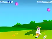 Run, Milky, Run! free online arcade runner game where you collect milks and avoid bombs on PlayArcadeHub