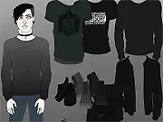 Kat Dress Up free online game, Gothic Emo fashion design