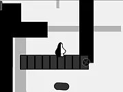 Gray Lines free online puzzle platformer game screenshot showing drawn lines interacting with the environment