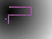 Screenshot of the Retro Snake game showing a pixelated snake growing on a simple grid, chasing a piece of food. Play free classic online game.